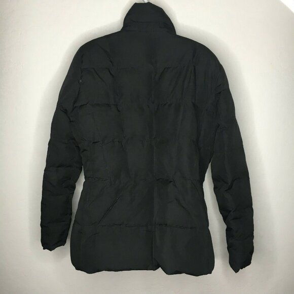 Calvin Klein Womens Black Quilted Parka Warm Jacket Winter Coat Large - Picture 6 of 12